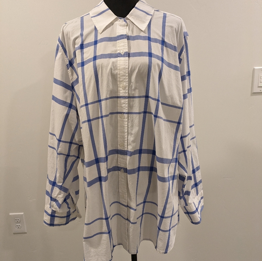 Lane Bryant Button Down Dress Shirt